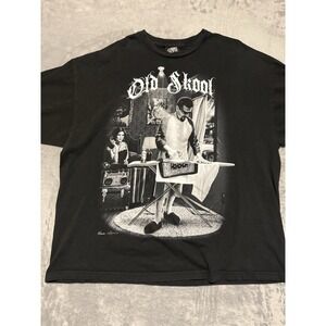 DGA T-Shirt Men 3XL Black Old Skool David Gonzales Art Graphic Tee